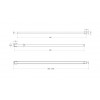 Душевая перегородка BELBAGNO KRAFT-L-1