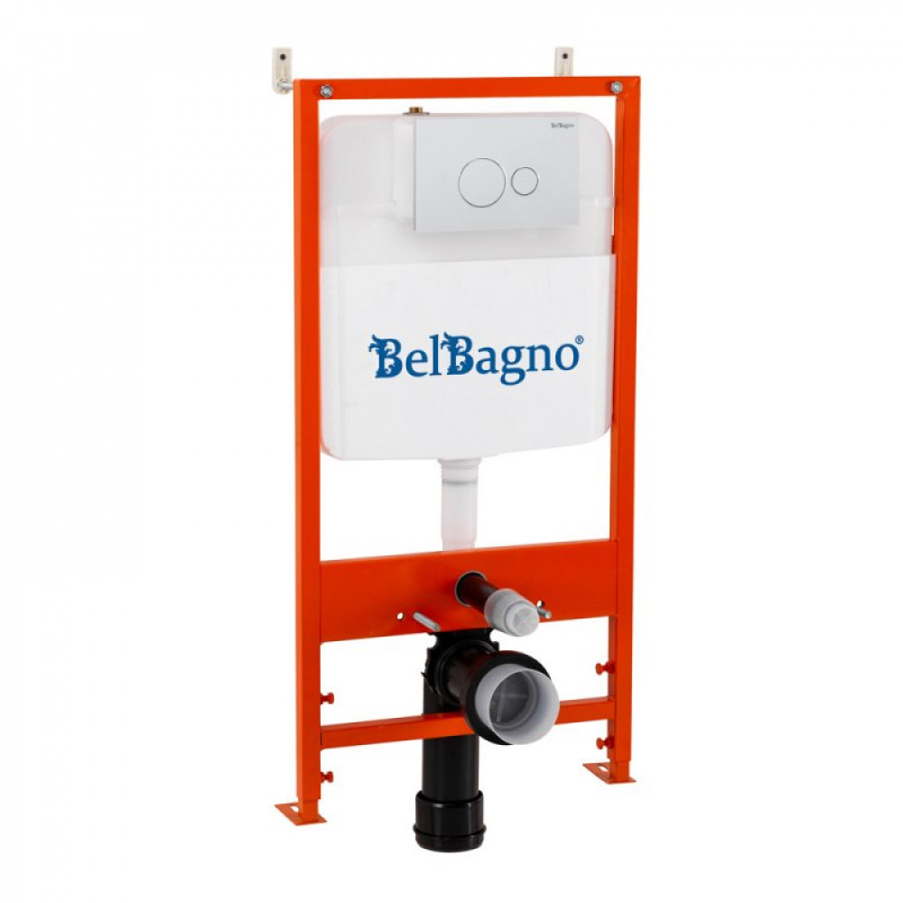 Комплект инсталляции BELBAGNO BB026 с унитазом UNO-TOR и клавишей смыва