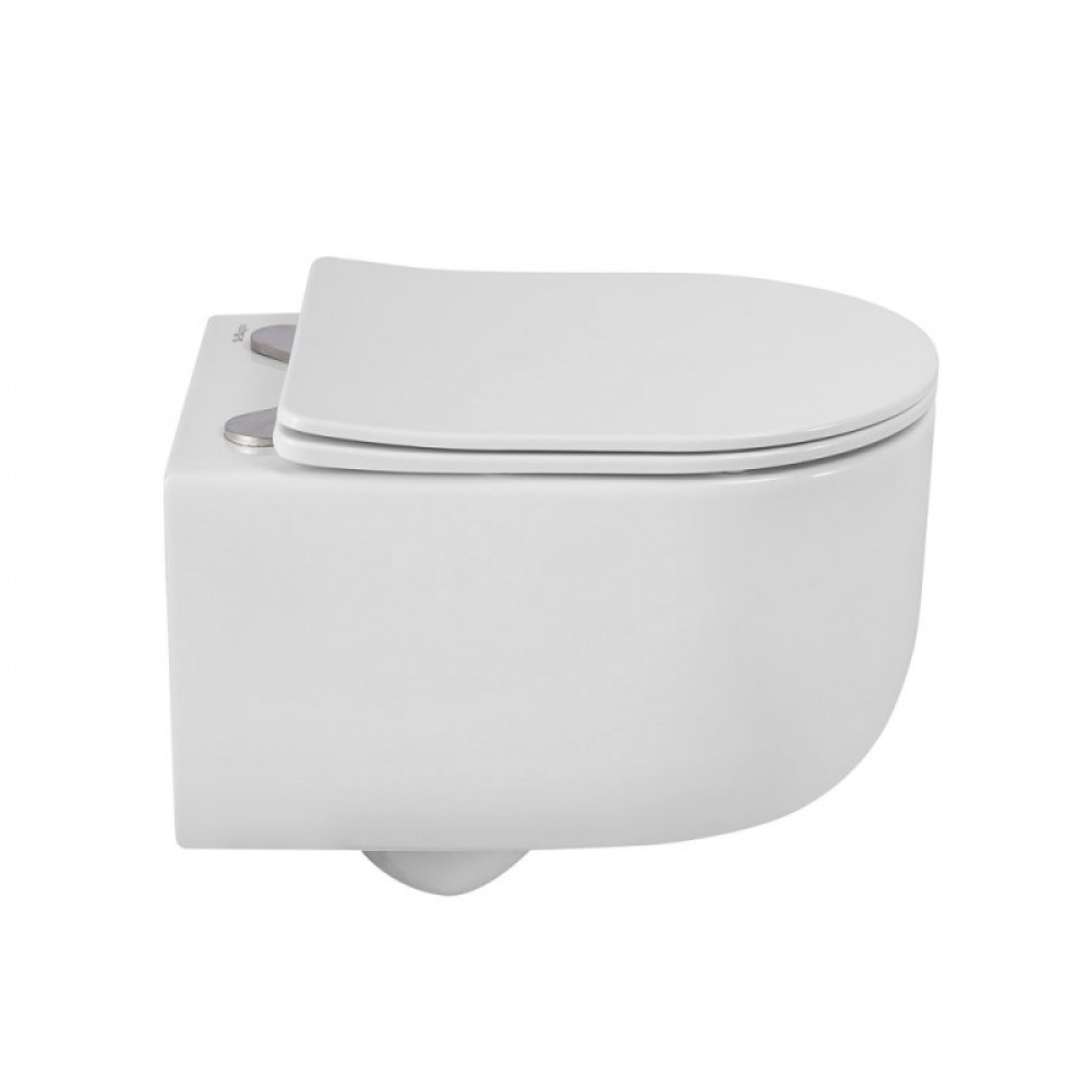 Унитаз подвесной безободковый с сиденьем и смывом TORNADO BelBagno SOFT-TOR