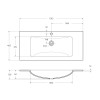 Мебель для ванной комнаты BELBAGNO KRAFT-1000