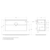 Мебель для ванной комнаты BELBAGNO ETNA-H60-1200