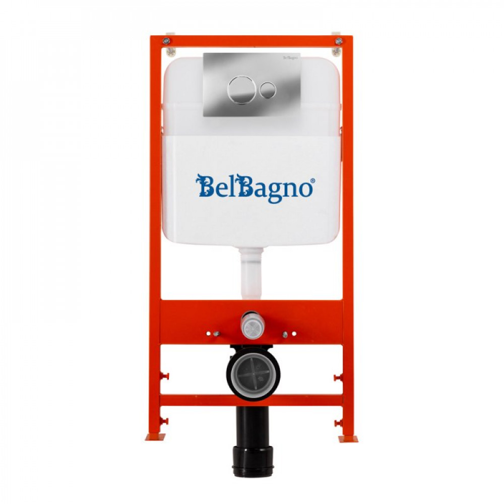 Комплект инсталляции BELBAGNO BB026 с унитазом STYLUS-TOR и клавишей смыва