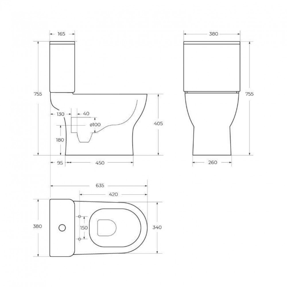 Унитаз-компакт безободковый BELBAGNO STEAM