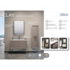 Тумба с раковиной ORKA Clay 100 подвесная, Soil