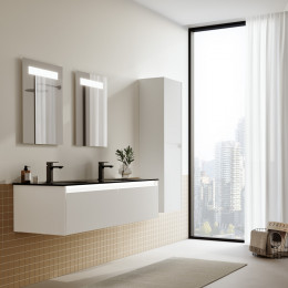 Пенал ORKA Lisbon 40 белый матовый, универсальный