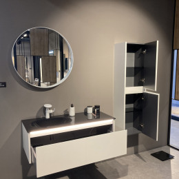 Пенал ORKA Lisbon 40 белый матовый, универсальный