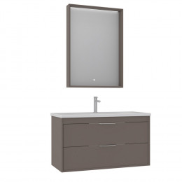 Тумба с раковиной ORKA Clay 100 подвесная, Soil