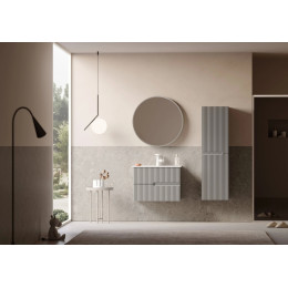 Тумба с раковиной ORKA Moonlight 70 подвесная, бежевый матовый