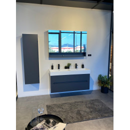 Пенал ORKA Malta 40 антрацит матовый, универсальный