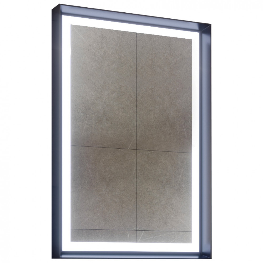 Зеркало ORKA Craft 60x90 c LED подсветкой, антрацит матовый