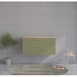 Тумба под раковину ORKA Salerno 100 подвесная, цвет Sardinia, ручки золото