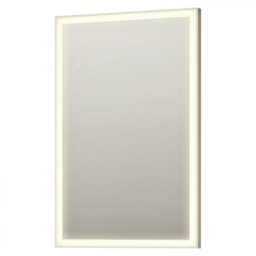 Зеркало ORKA Cube 65x100 c LED подсветкой, белый матовый