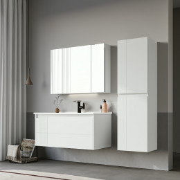 Пенал ORKA Likya 40 белый матовый, универсальный