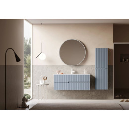 Зеркало ORKA Moonlight 90x90 c LED подсветкой, голубой матовый