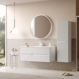 Пенал ORKA Moonlight 40 белый матовый, универсальный