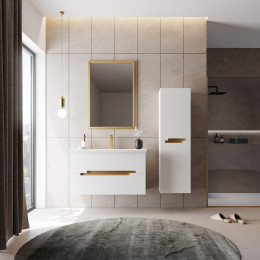 Зеркало ORKA Lodi 46 золото