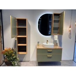 Пенал ORKA Salerno 40 подвесной, цвет Sardinia, ручки золото, универсальный