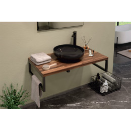 Консоль под раковину ORKA Kestel 95 подвесная, орех