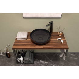 Консоль под раковину ORKA Kestel 95 подвесная, орех