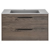 База под раковину Chiara 2D 800 подвесная, 2 выкатных ящика soft-close, R.Oak