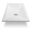 Поддон для душа из искусственного камня VST-4SR9013W, 1300*900*30, белый матовый
