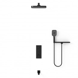 Душевой комплект VSFW-431T1RMB встраиваемый, термостатический, трехрежимный, черный