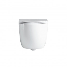 Унитаз подвесной Globo VT1-52T Tornado, цвет белый, ультратонкое soft-close сиденье