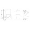Унитаз-компакт Tornado Q-Line VT2-12T,  цвет белый, ультратонкое сиденье soft-close, P-trap