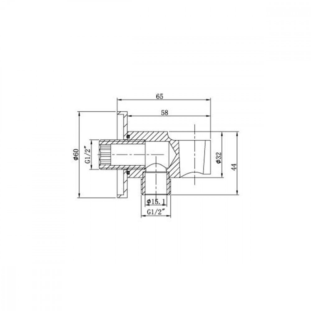 Душевой комплект Inspire VSFW-3I22MT3CH встраиваемый, термостатический, двухрежимный, хром