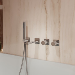 Смеситель для ванны Альто (Alto) VBTW-6AL1CH, встраиваемый, хром