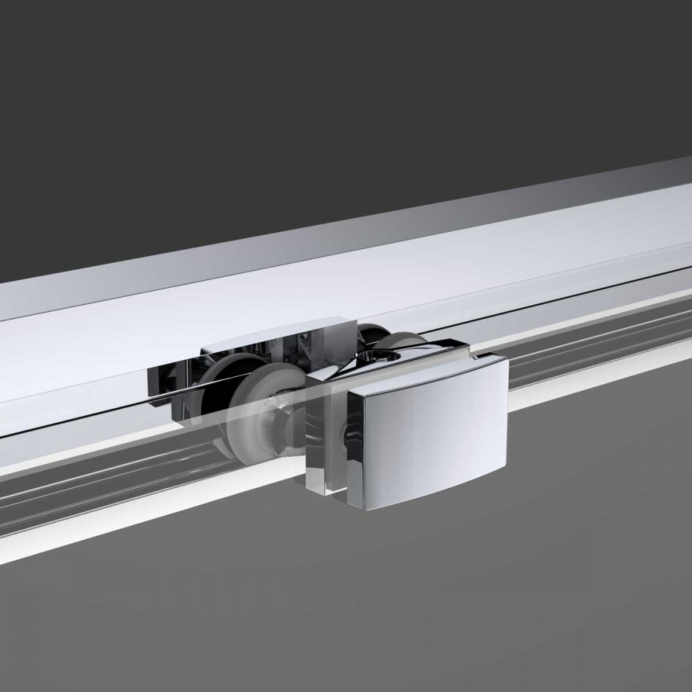 Душевая дверь Soft VDS-3SO130CLB, 1300, черный, стекло прозрачное