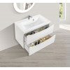 База под раковину Mia 750 подвесная, 2 выкатных ящика soft close, G.White