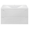 База под раковину Fine 800 подвесная, 2 выкатных ящика soft close, G.White