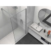 Душевая перегородка Walk-In VSW-1HS100CLGM, 1000*2000, вороненая сталь, стекло прозрачное