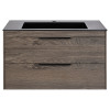 База под раковину Chiara 2D 800 подвесная, 2 выкатных ящика soft-close, R.Oak