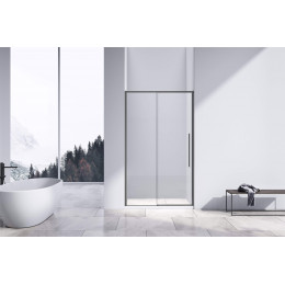 Душевой уголок Slim-N VSR-4SN9013CLGM, 1300*900, вороненая сталь, стекло прозрачное