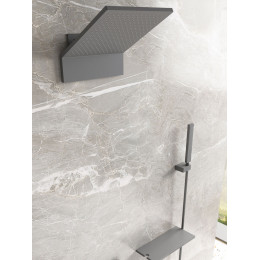 Душевой комплект Futura VSFW-2F11TGM термостатический встраиваемый, 3 режима, вороненая сталь