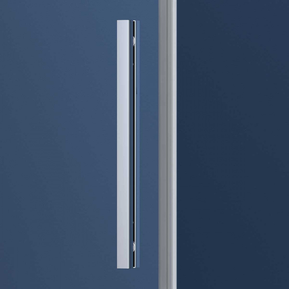Душевая дверь Soft VDS-3SO140CLB, 1400, черный, стекло прозрачное