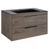 База под раковину Chiara 2D 800 подвесная, 2 выкатных ящика soft-close, R.Oak