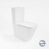Унитаз-компакт Tornado Q-Line VT2-12T,  цвет белый, ультратонкое сиденье soft-close, P-trap