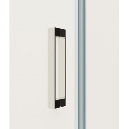 Душевая дверь Extra VDP-1E1112CLB, 1100/1200, черный, стекло прозрачное