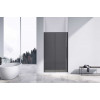 Душевая дверь Slim-N VDS-4SN110CGB, 1100, черный, стекло тонированное