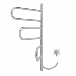 Полотенцесушитель электрический Vincea VTD-1R2CE 44х80, хром, таймер