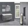База под раковину Mia 900 подвесная, 2 выкатных ящика soft close, Beton