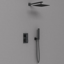 Душевой комплект VSFW-102TMB термостат встраиваемый, 2 режима, черный