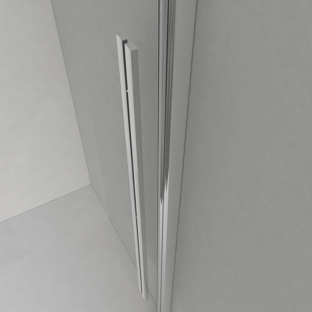 Душевой уголок Lugano VSR-1L9012CLGM-1, 1200*900, вороненая сталь, стекло прозрачное