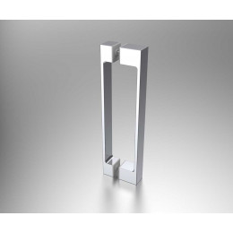 Душевая дверь Alpha VDS-3AL110CLB, 1100, черный, стекло прозрачное