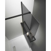 Душевая перегородка Walk-In HR VSW-4HR900CGB, 900*2000, черный, стекло тонированное