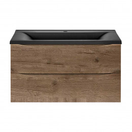 База под раковину Mia 900 подвесная, 2 выкатных ящика soft close, V.Oak