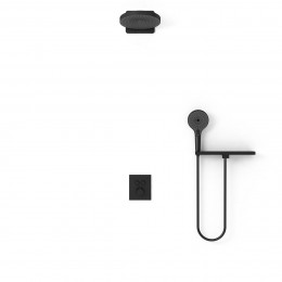 Душевой комплект Inspire VSFW-3I21T1RMB встраиваемый, термостатический, двухрежимный, черный